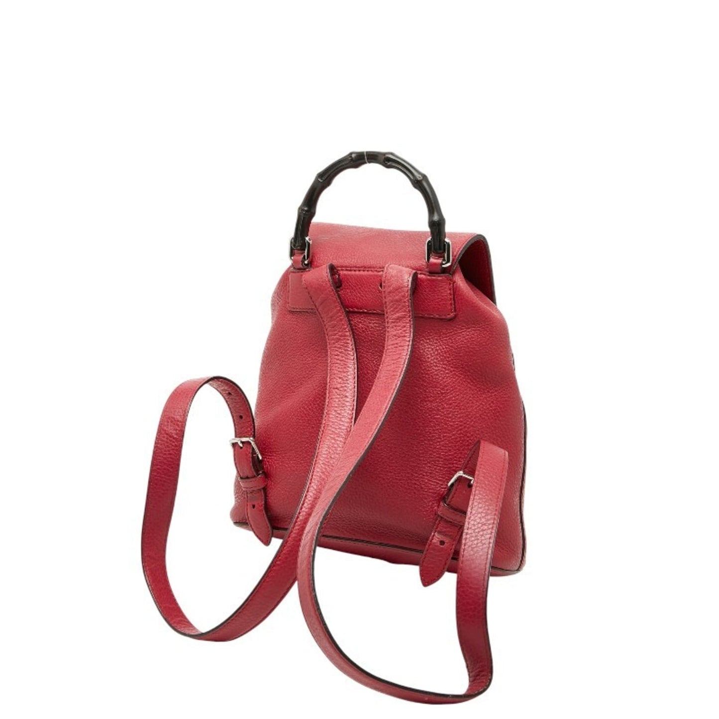 Gucci Red Color Leather Backpack ( )