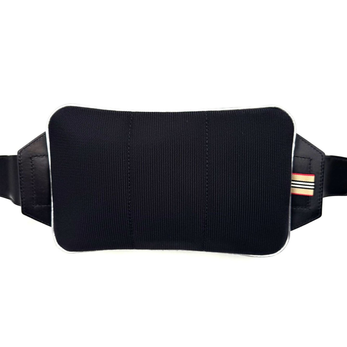 Burberry Metallic Silver Canvas Leather Shoulder Bag Sling Bag ( )