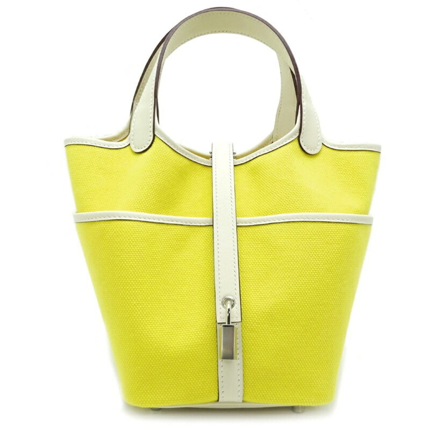 Hermes Picotin Yellow Swift Leather Handbag ( )