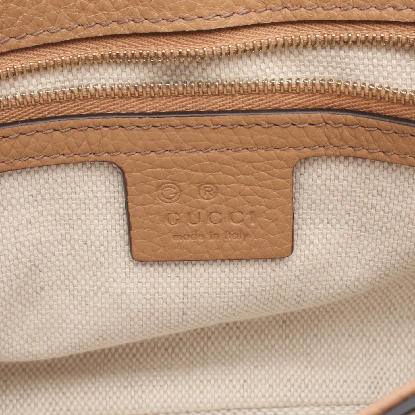 Gucci Brown Leather Shoulder Bag ( )