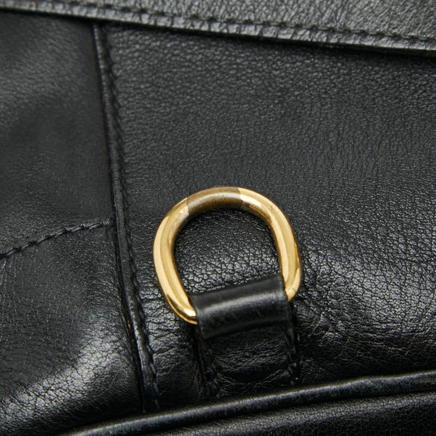 Gucci Black Leather Shoulder Bag Sling Bag ( )