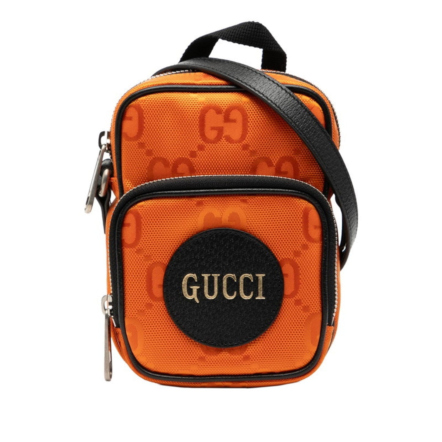 Gucci Orange Nylon Shoulder Bag ( )