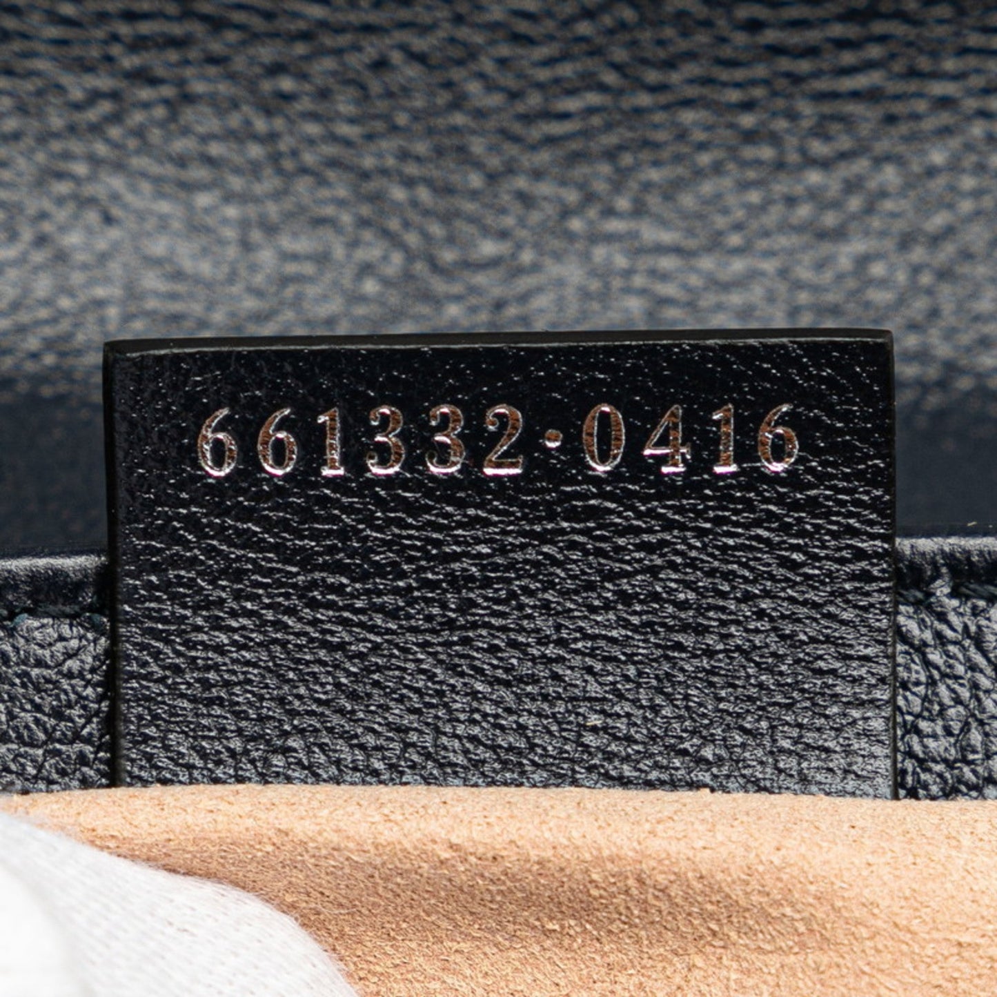 Gucci Navy Red Color Canvas Leather Shoulder Bag ( )