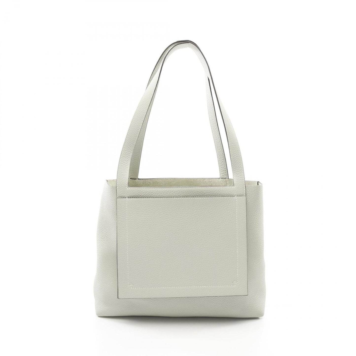 Hermes Green Taurillon Clemence Leather Tote Bag ( )