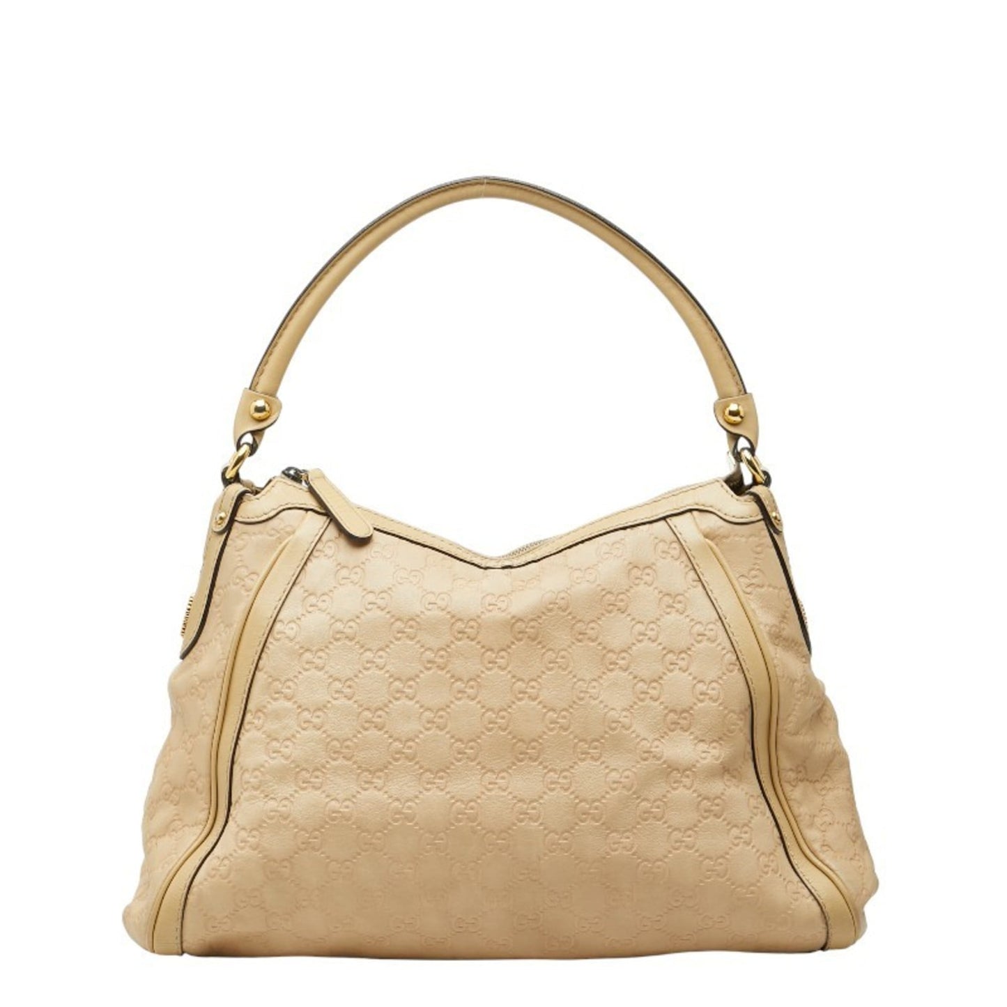 Gucci Beige Gg Leather Leather Handbag ( )