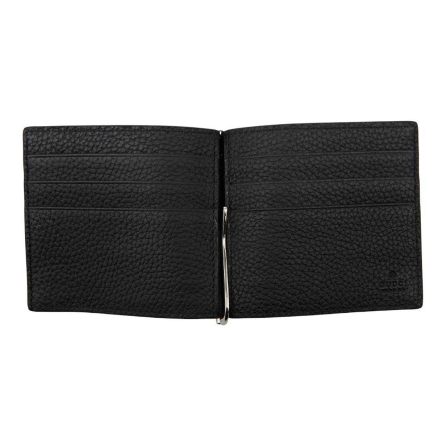 Gucci Black Leather Money Clip ( )