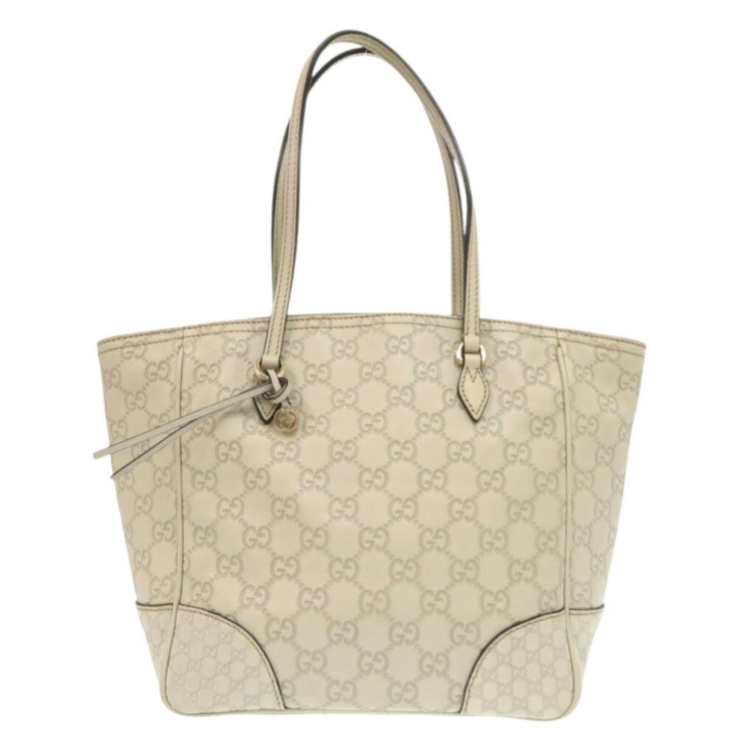 Gucci Ivory Leather Gg Leather Handbag ( )