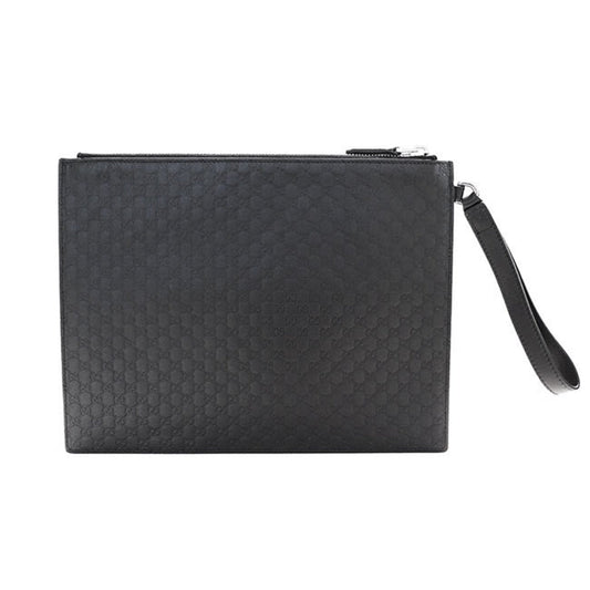 Gucci Black Leather Clutch Bag ( )