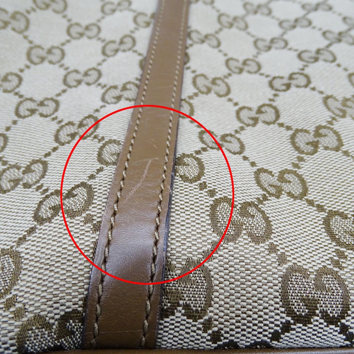 Gucci Brown Gg Canvas Handbag Shoulder Bag ( )