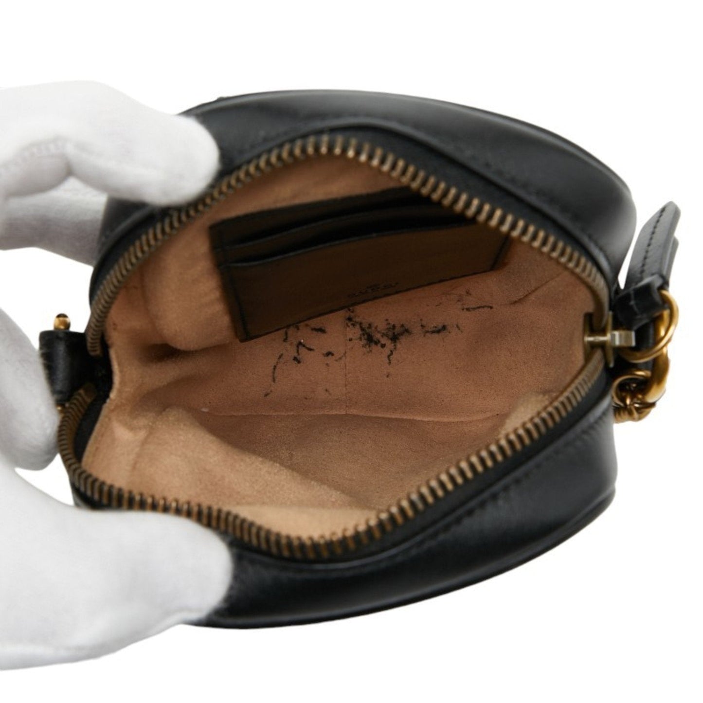 Gucci Gg Marmont Black Leather Shoulder Bag ( )