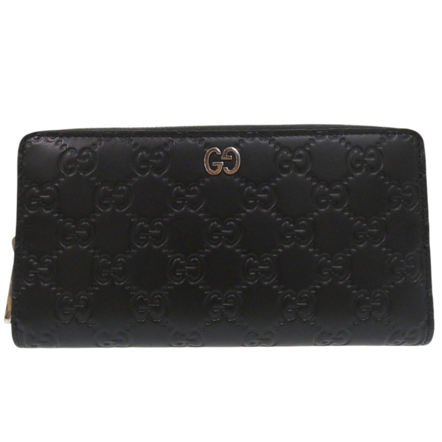 Gucci Black Leather Long Wallet (Bi-Fold) ( )