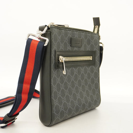 GUCCI Auth  Sherry Line Shoulder Bag 523599 Men's GG Supreme,Leather