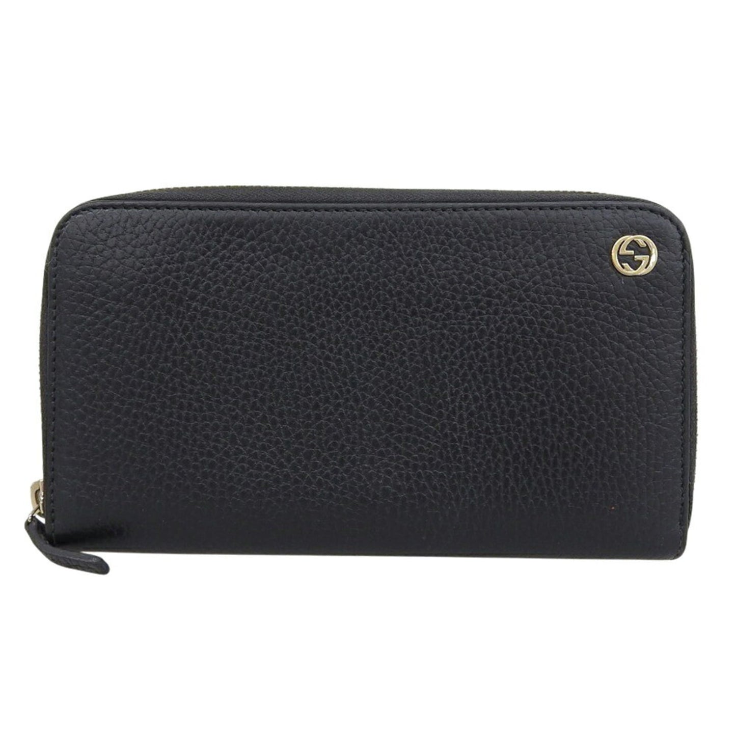 Gucci Black Leather Long Wallet (Bi-Fold) ( )