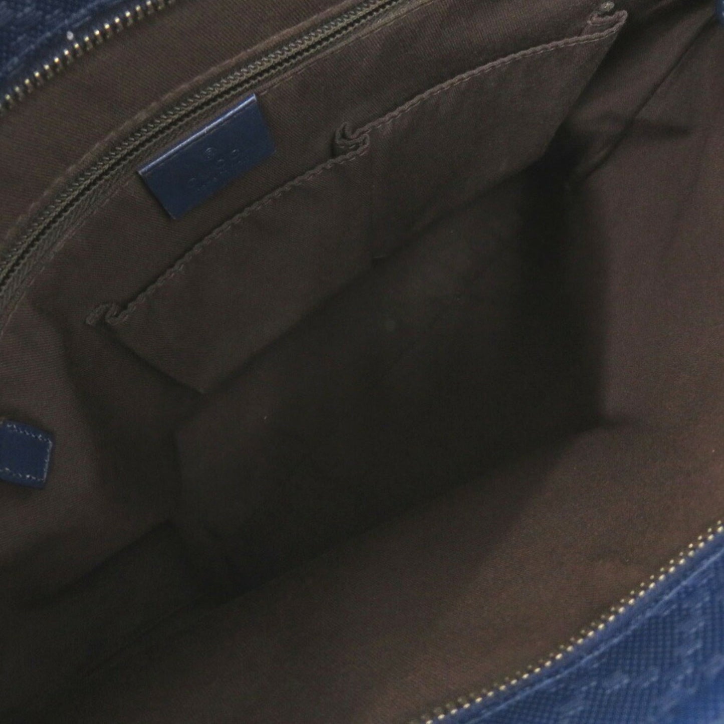 Gucci Navy Leather Shoulder Bag ( )