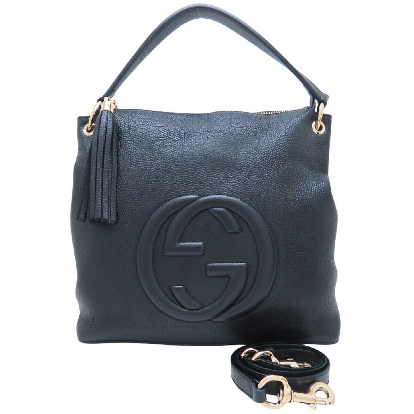 Gucci Soho Black Leather Shoulder Bag ( )
