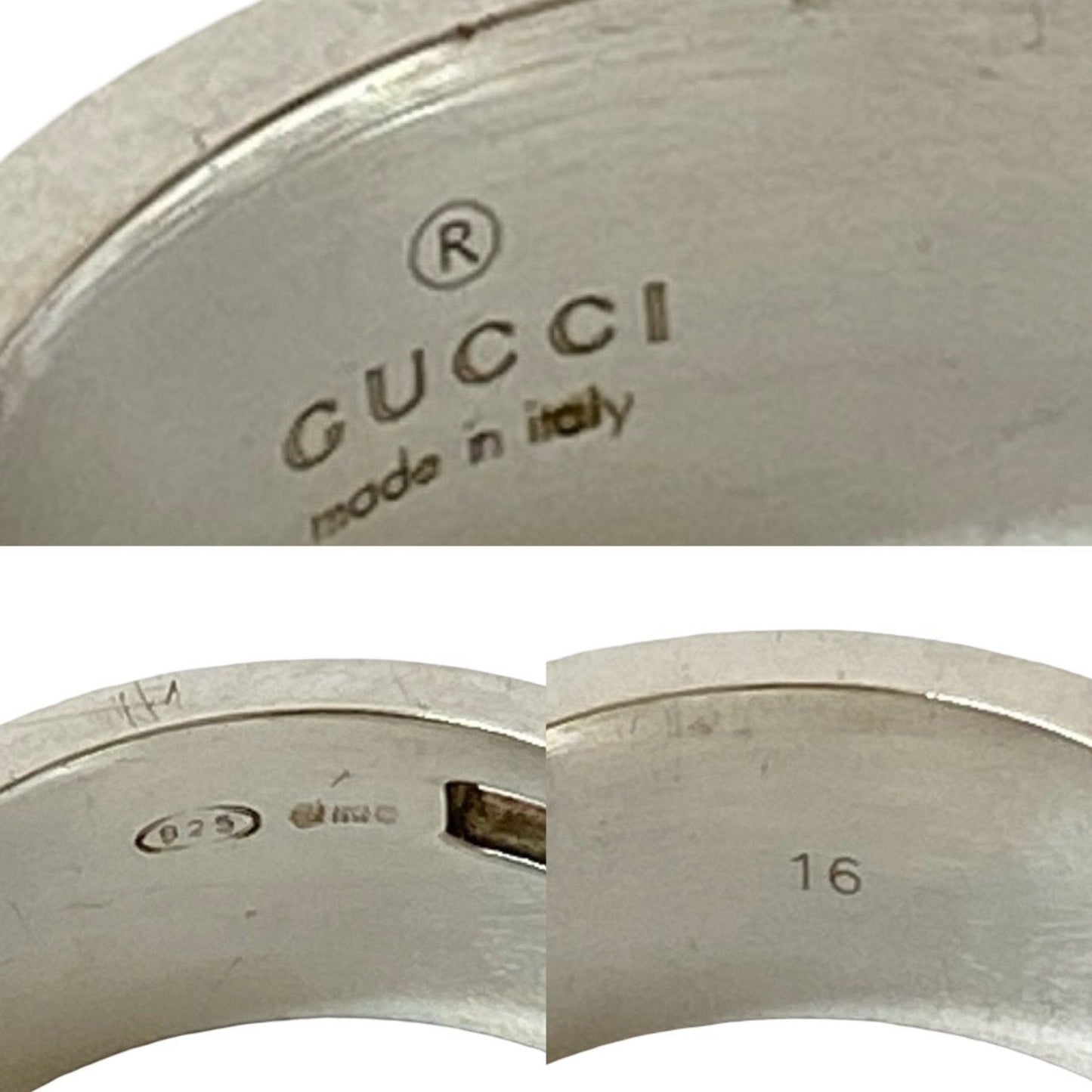 Gucci Silver Silver 925 Band Ring ( )