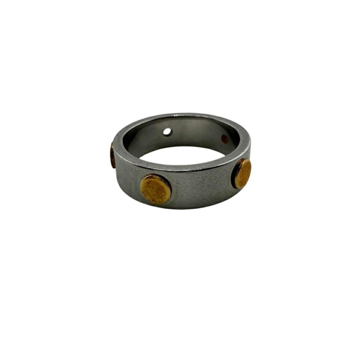 Gucci Gold Silver Gold Plating Band Ring ( )