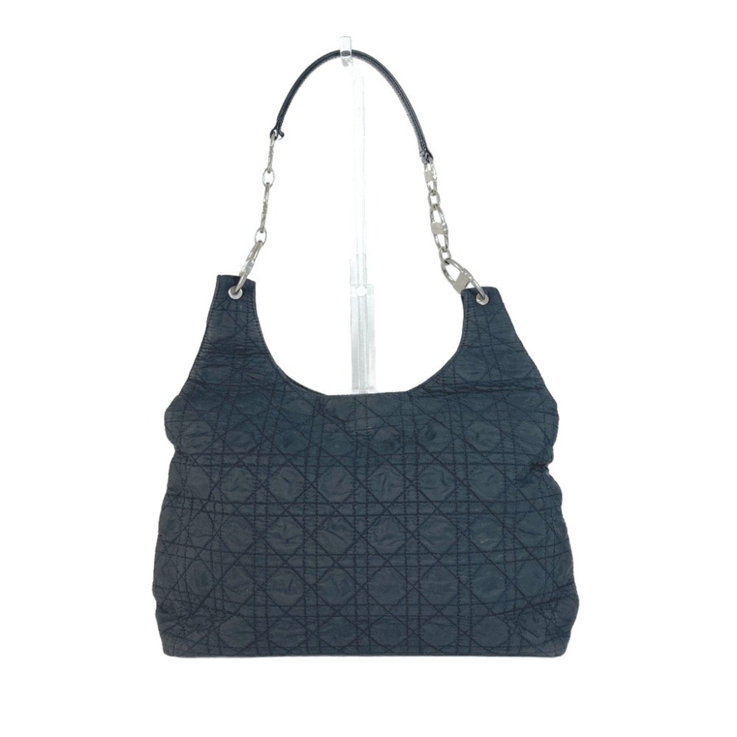 Christian Dior Black Red Color Nylon Shoulder Bag ()