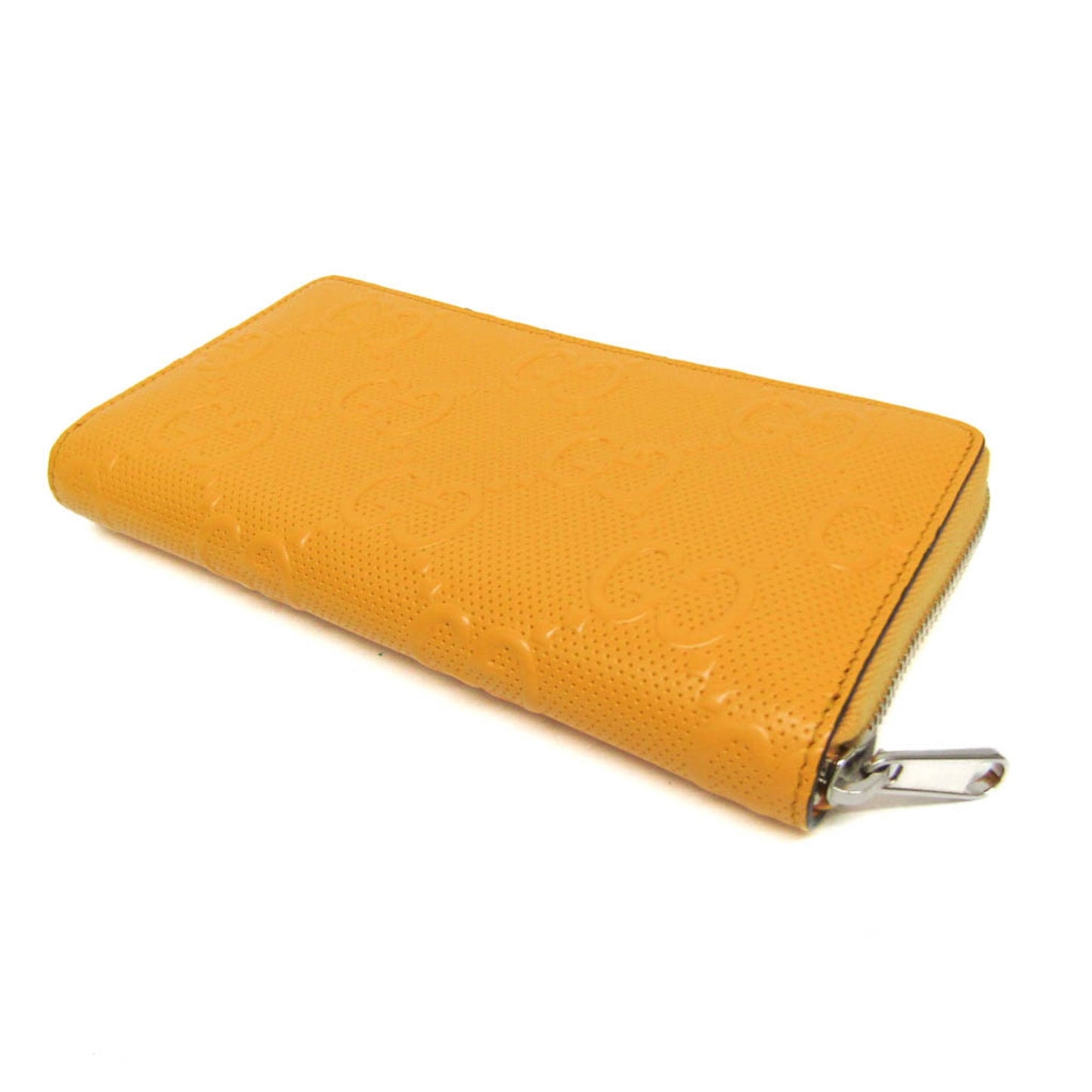 Gucci Yellow Leather Long Wallet (Bi-Fold) ( )