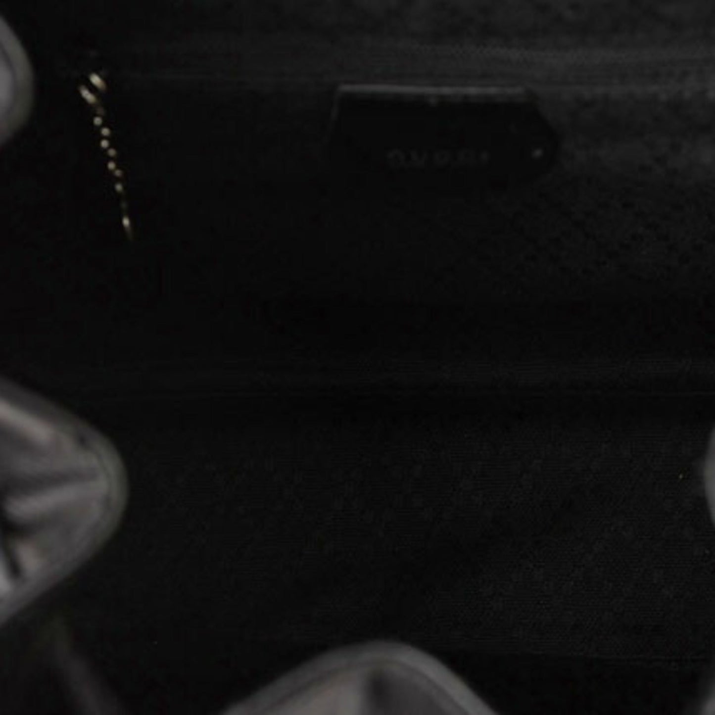 Gucci Black Leather Backpack ( )