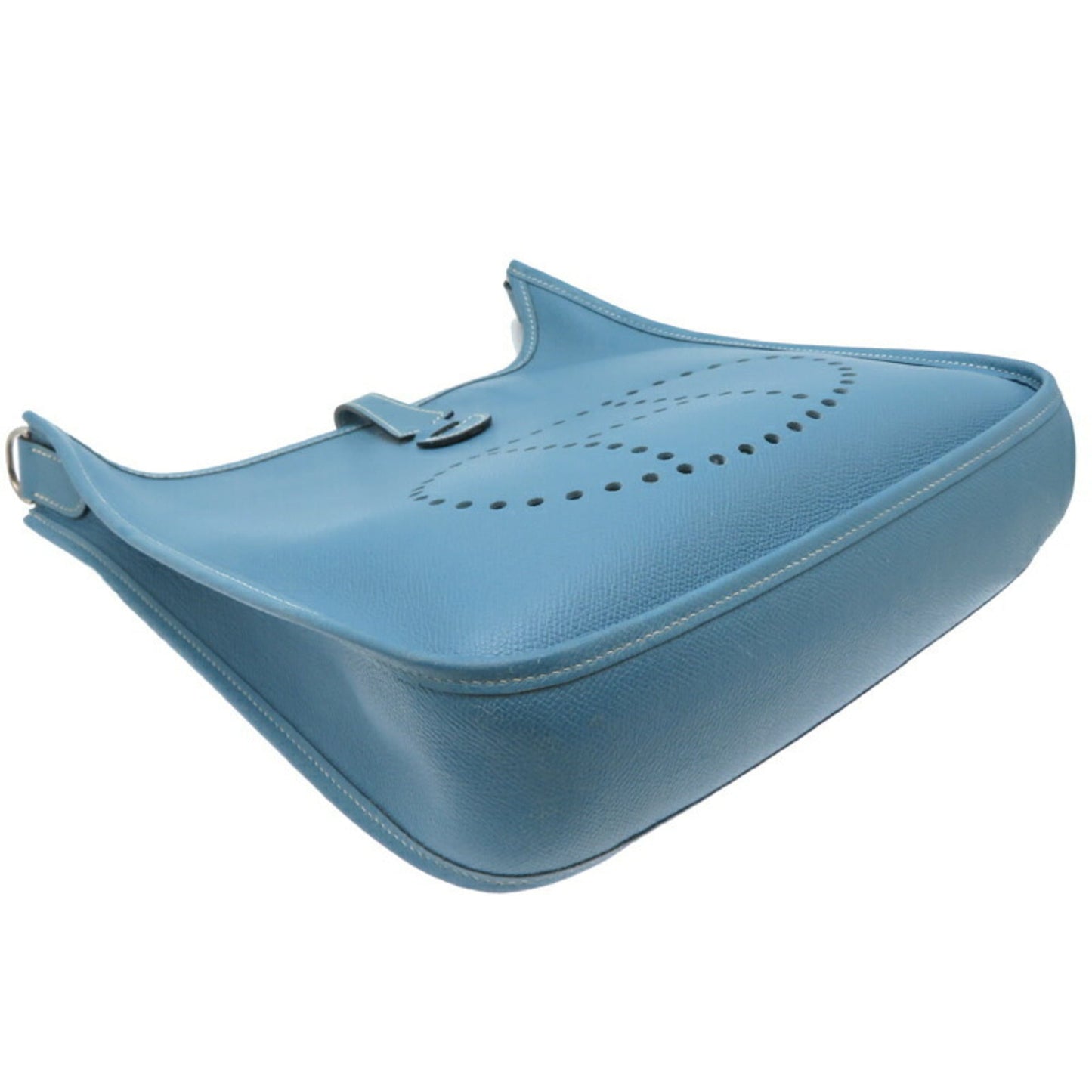 Hermes Evelyne Blue Epsom Leather Shoulder Bag ( )