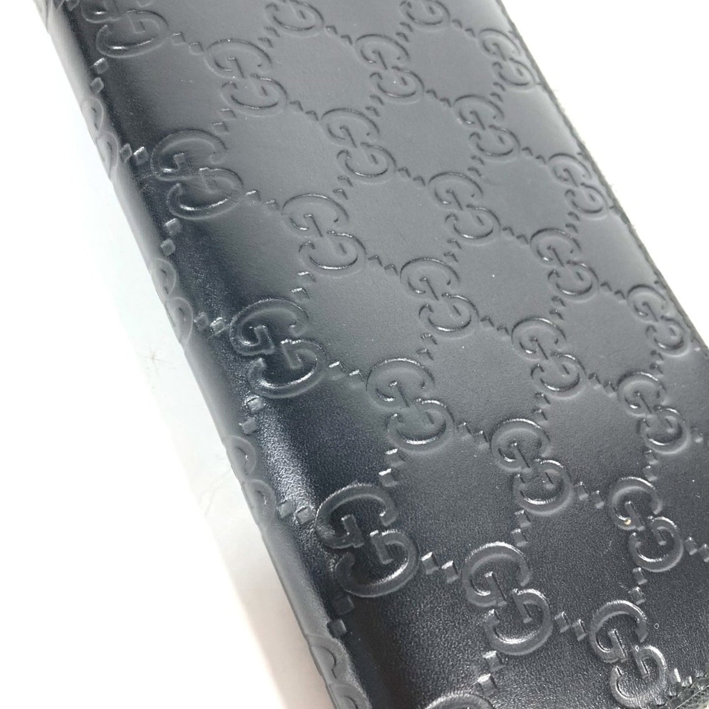 Gucci Black Leather Long Wallet (Bi-Fold) ( )