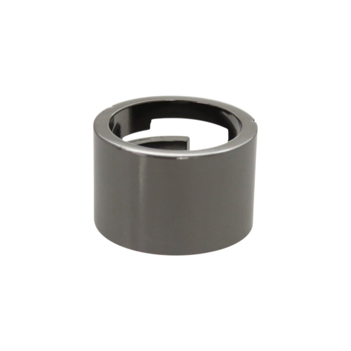 Gucci Gunmetal Silver 925 Band Ring ( )