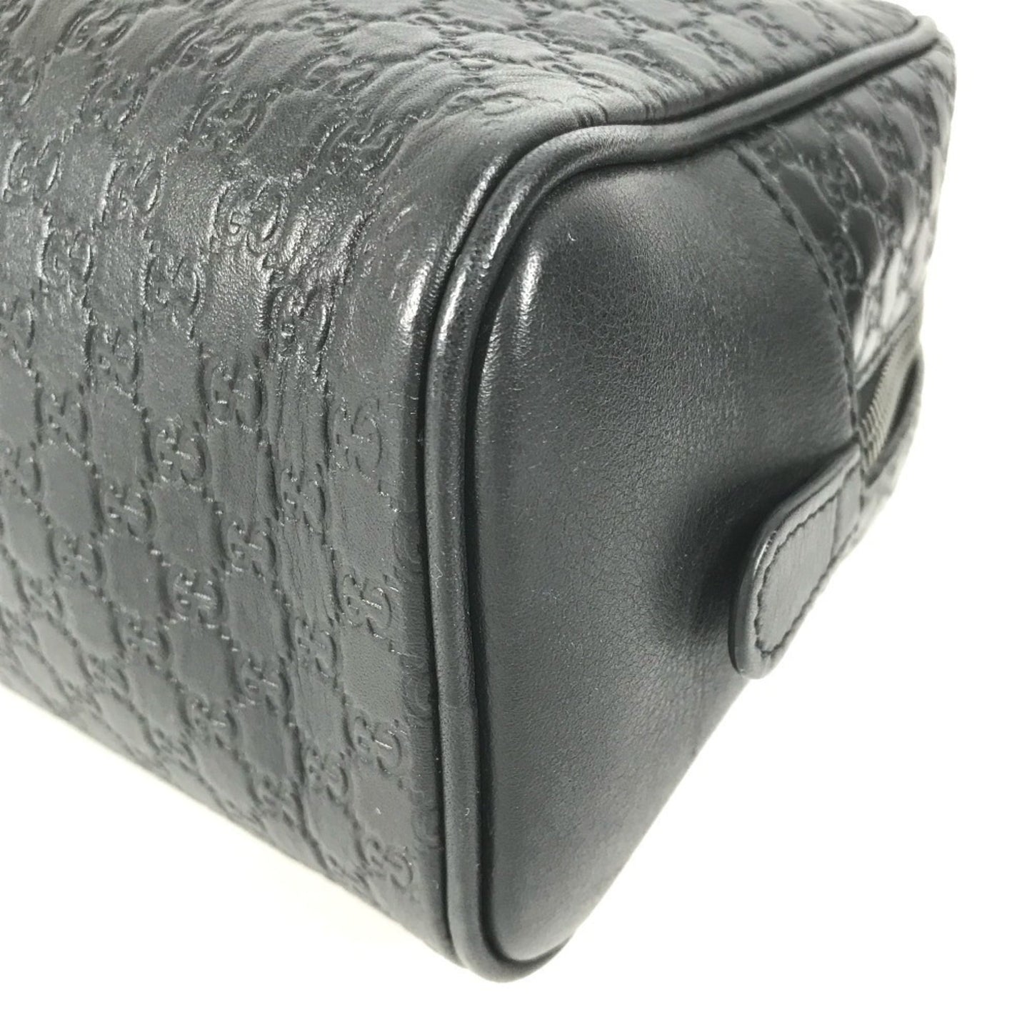 Gucci Guccissima Black Gg Leather Clutch Bag ( )