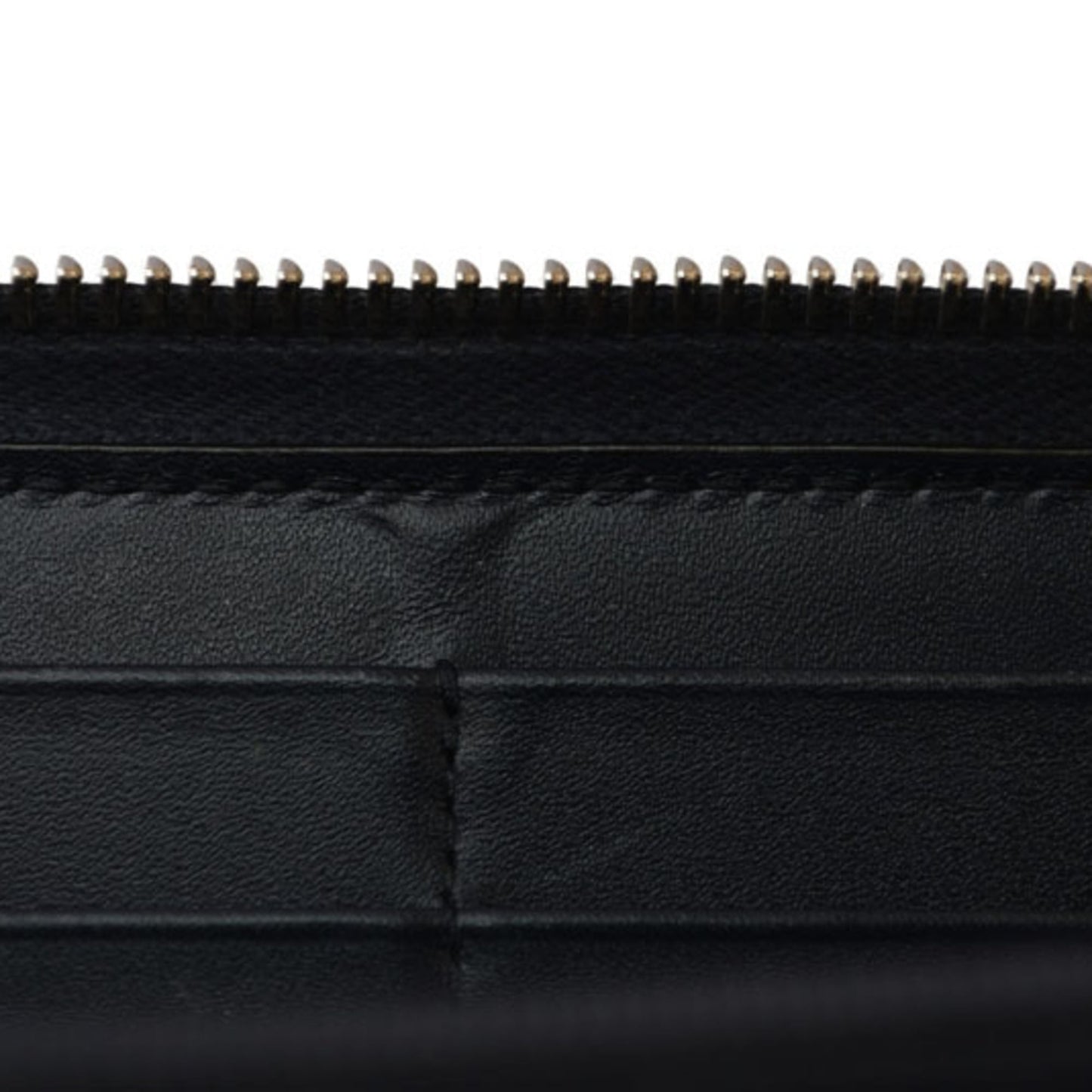 Gucci Dark Navy Red Color Leather Long Wallet (Bi-Fold) ( )