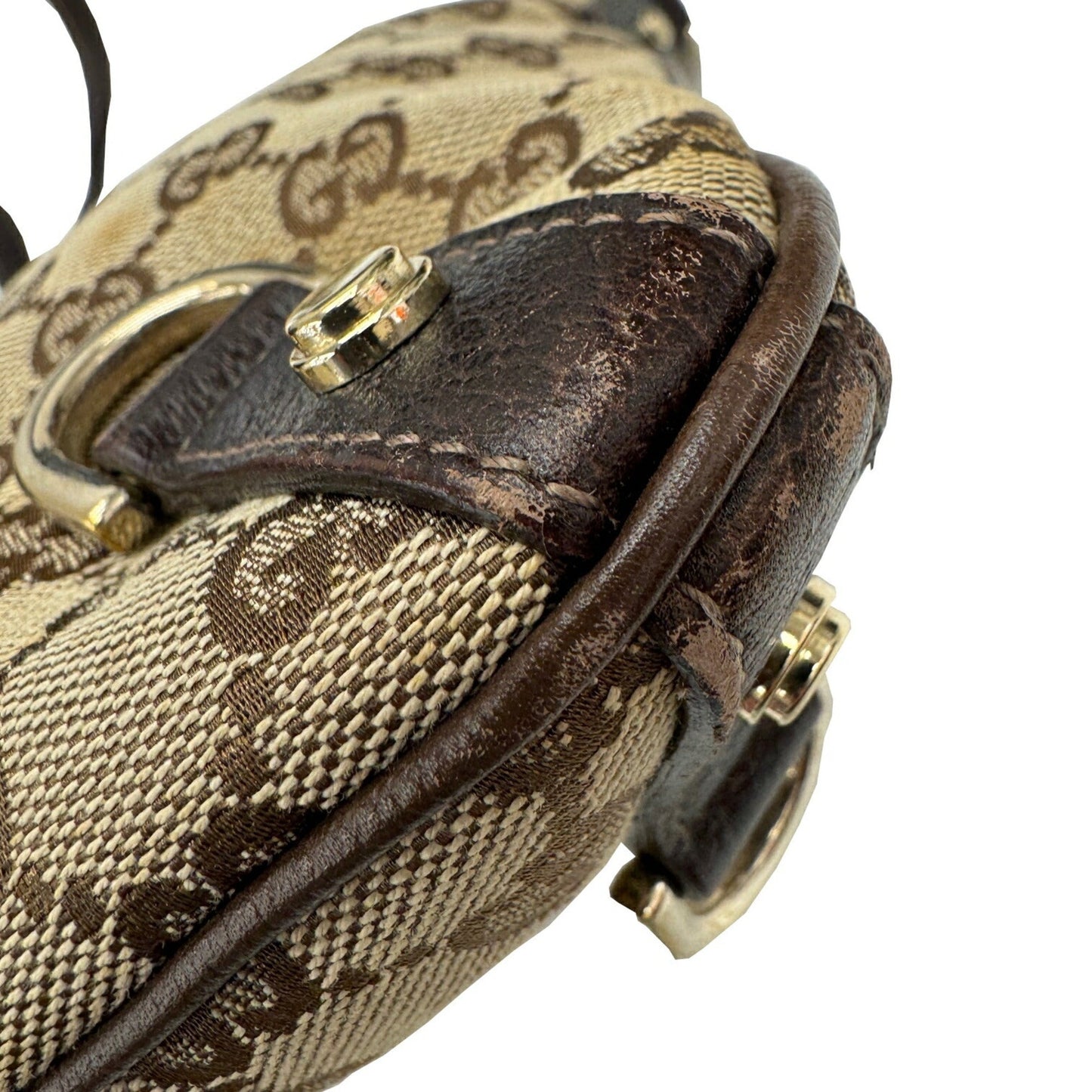 Gucci Gg Canvas Brown Gg Canvas Shoulder Bag ( )