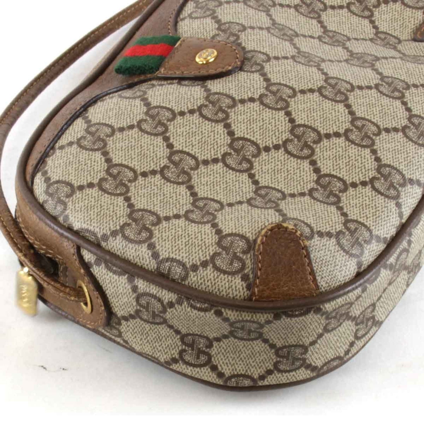 Gucci Brown Gg Supreme Shoulder Bag ( )