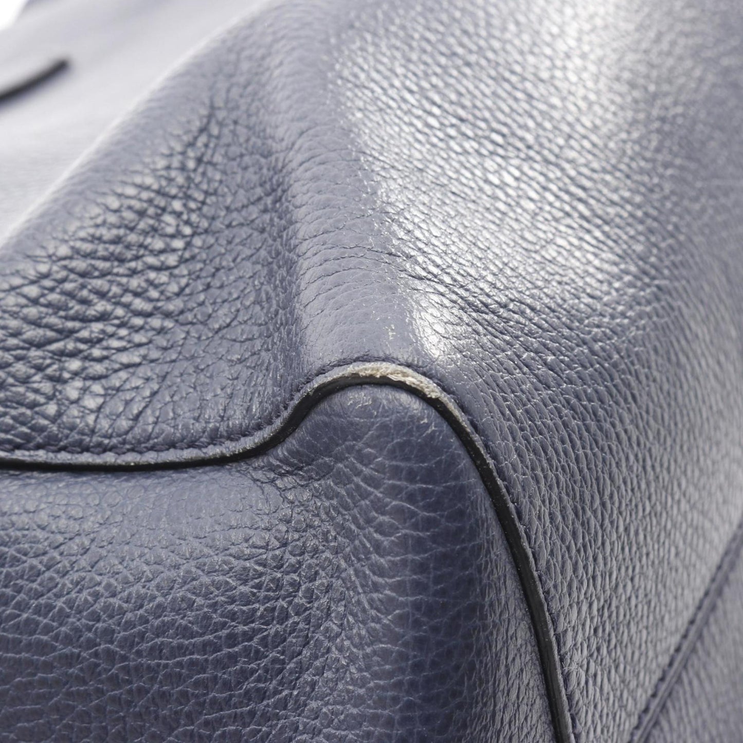 Gucci Blue Leather Tote Bag ( )