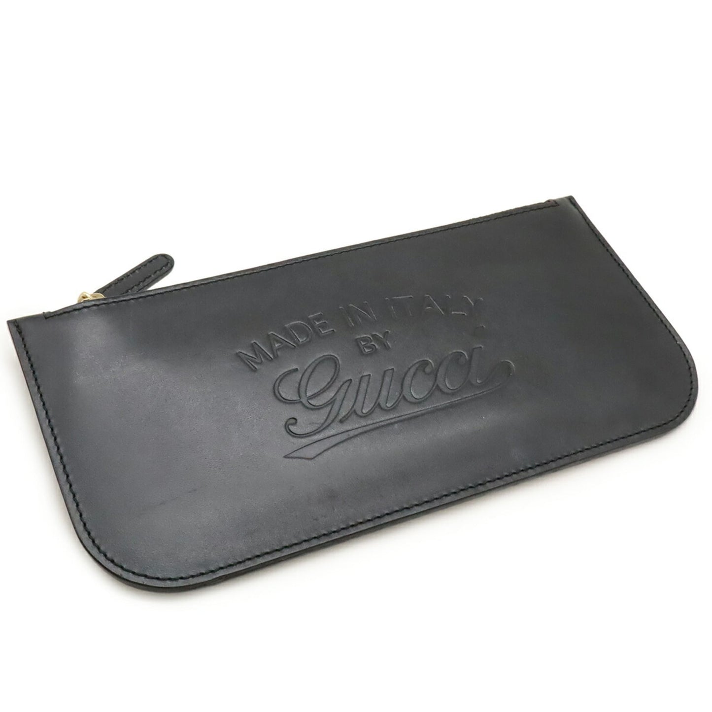 Gucci Black Leather Handbag Tote Bag ( )