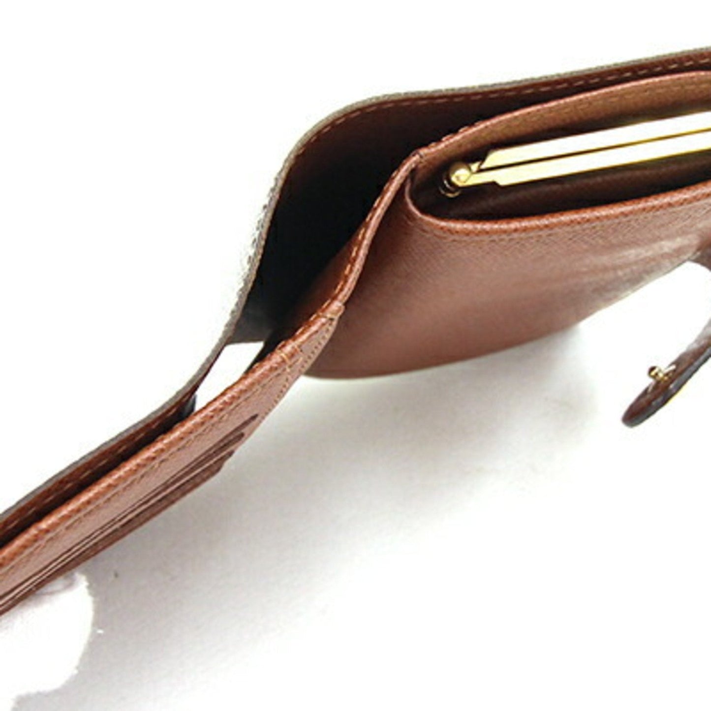 LOUIS VUITTON Bifold Wallet Monogram Porte Monet Bier Viennois M61663 Women's