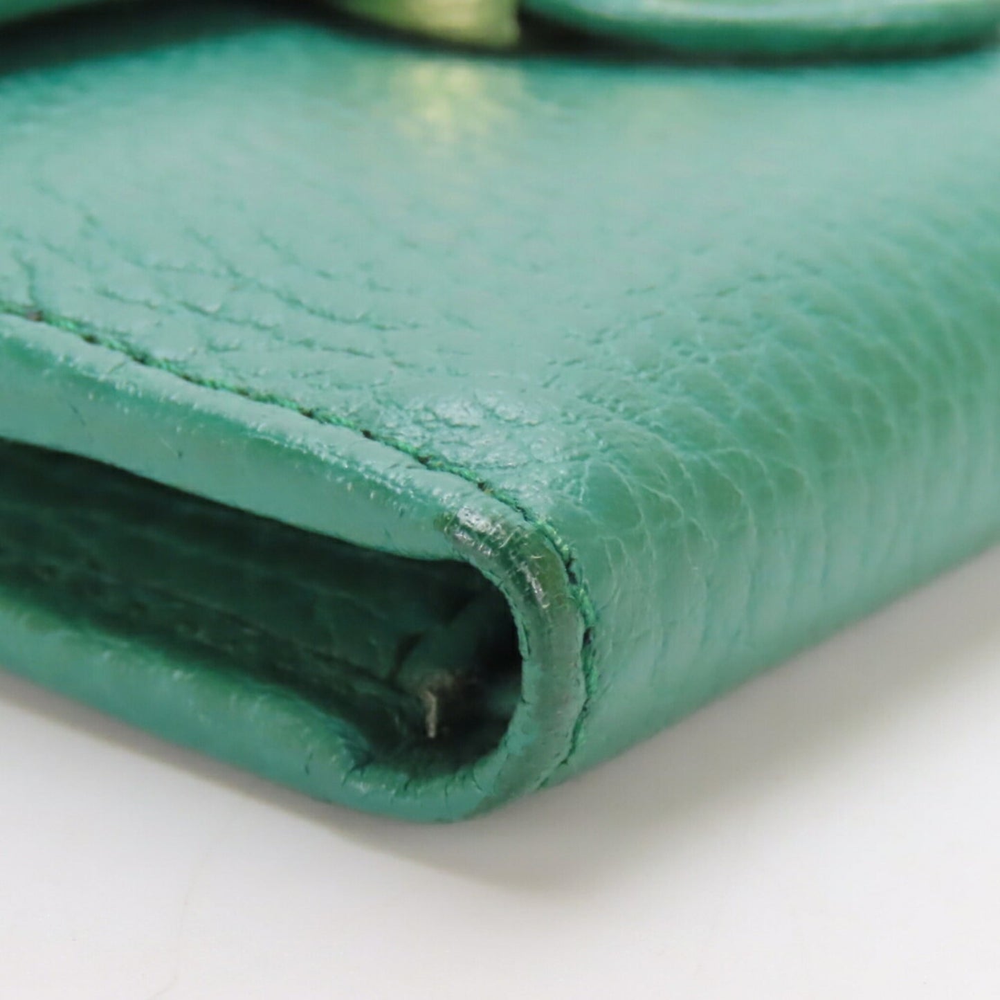 Gucci Green Leather Wallet (Bi-Fold) ( )