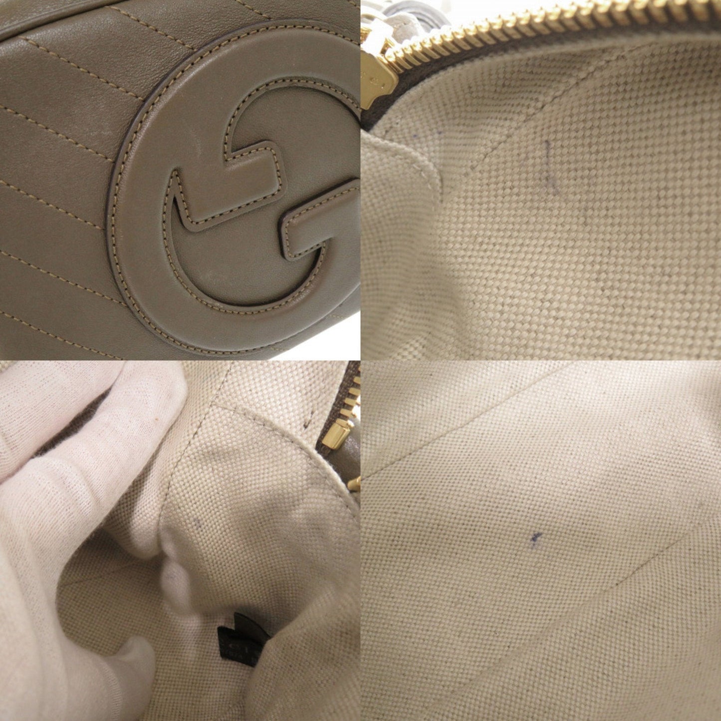 Gucci Brown Leather Shoulder Bag ( )