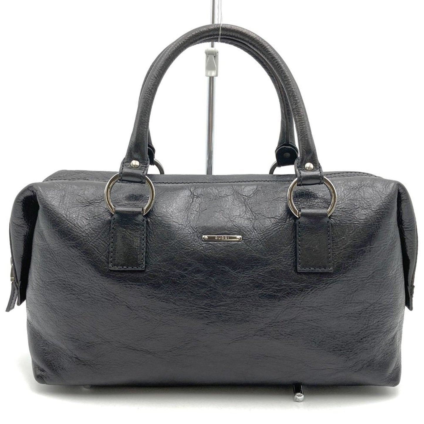 Gucci Black Leather Handbag ( )