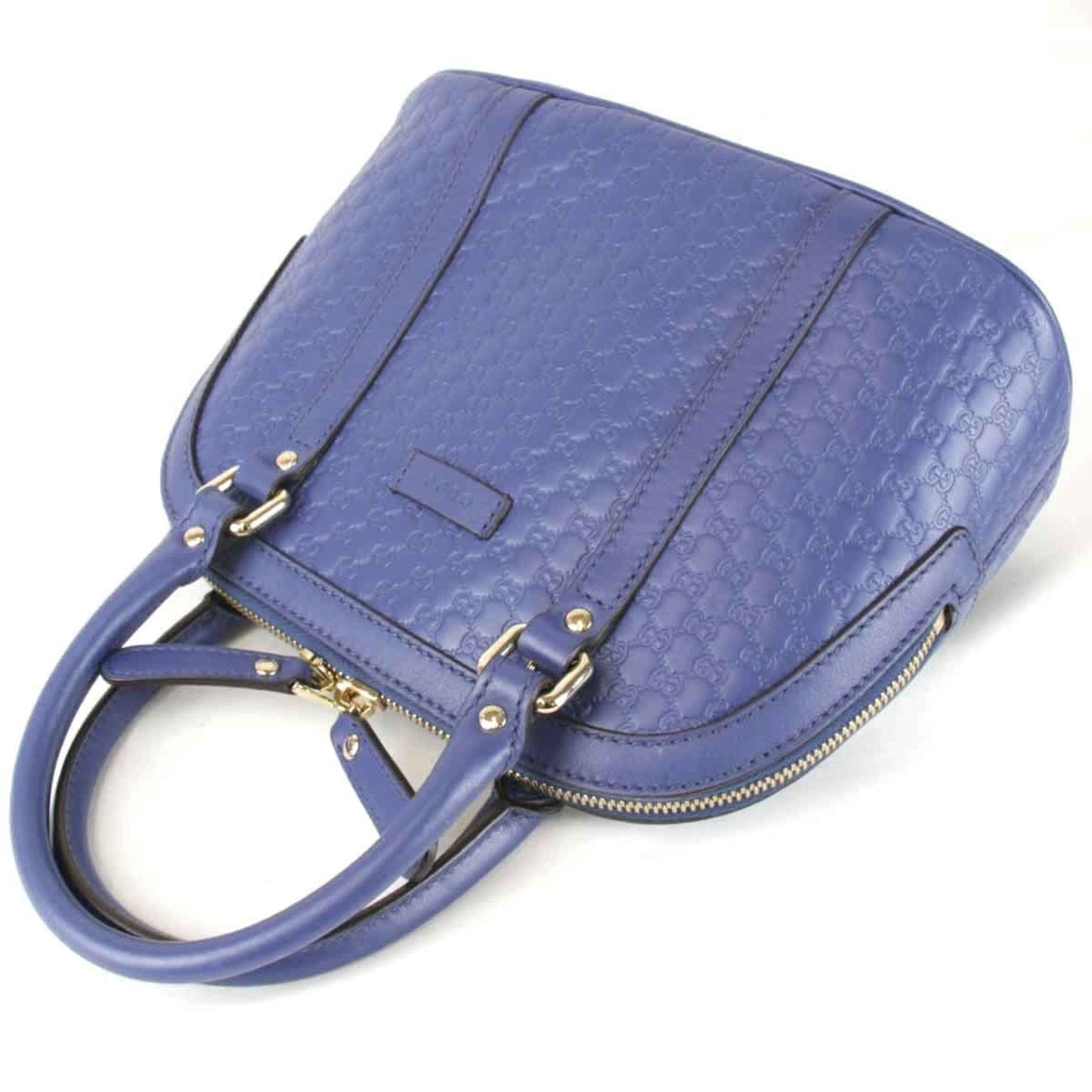 Gucci Blue Leather Handbag ( )