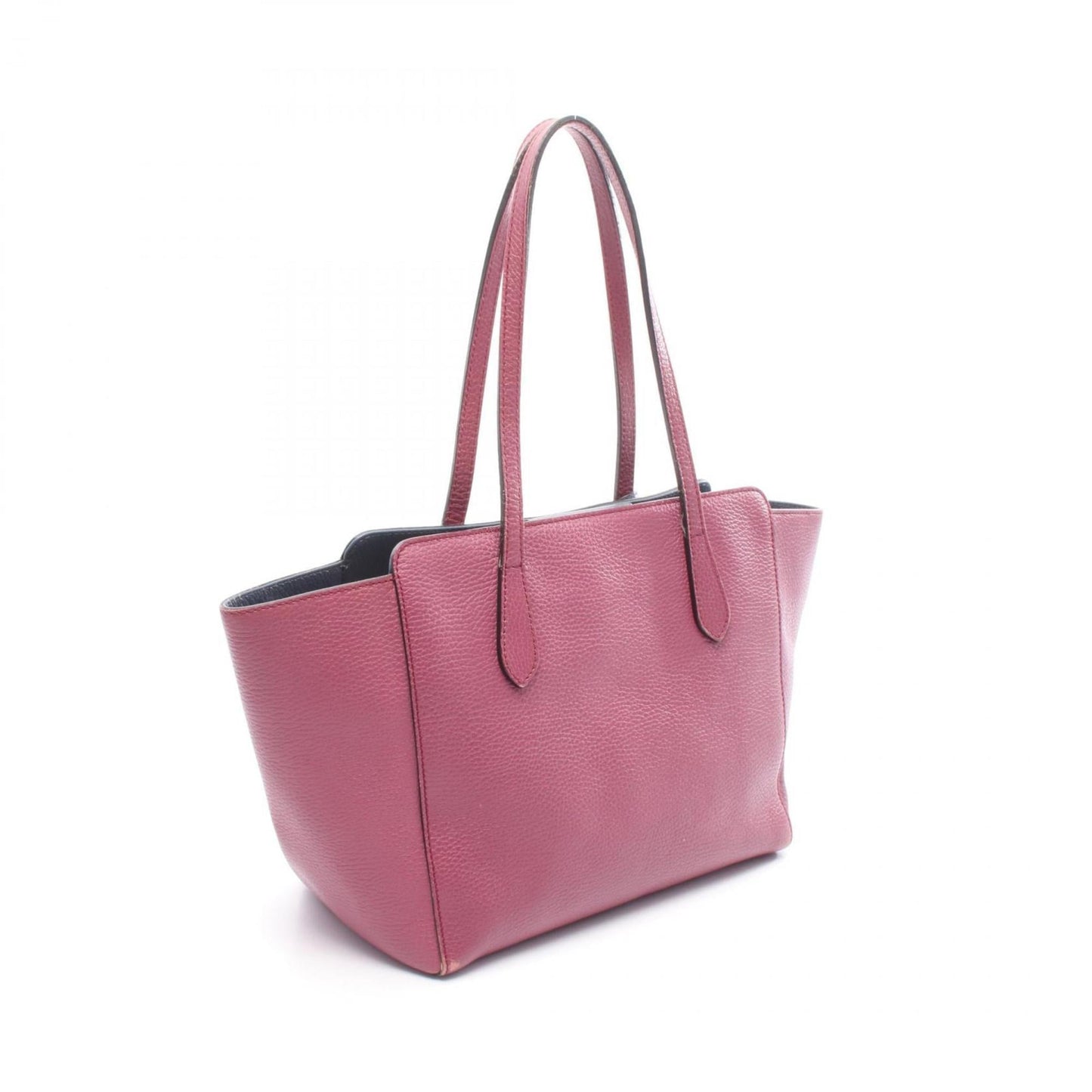 Gucci Blue Pink Leather Tote Bag ( )