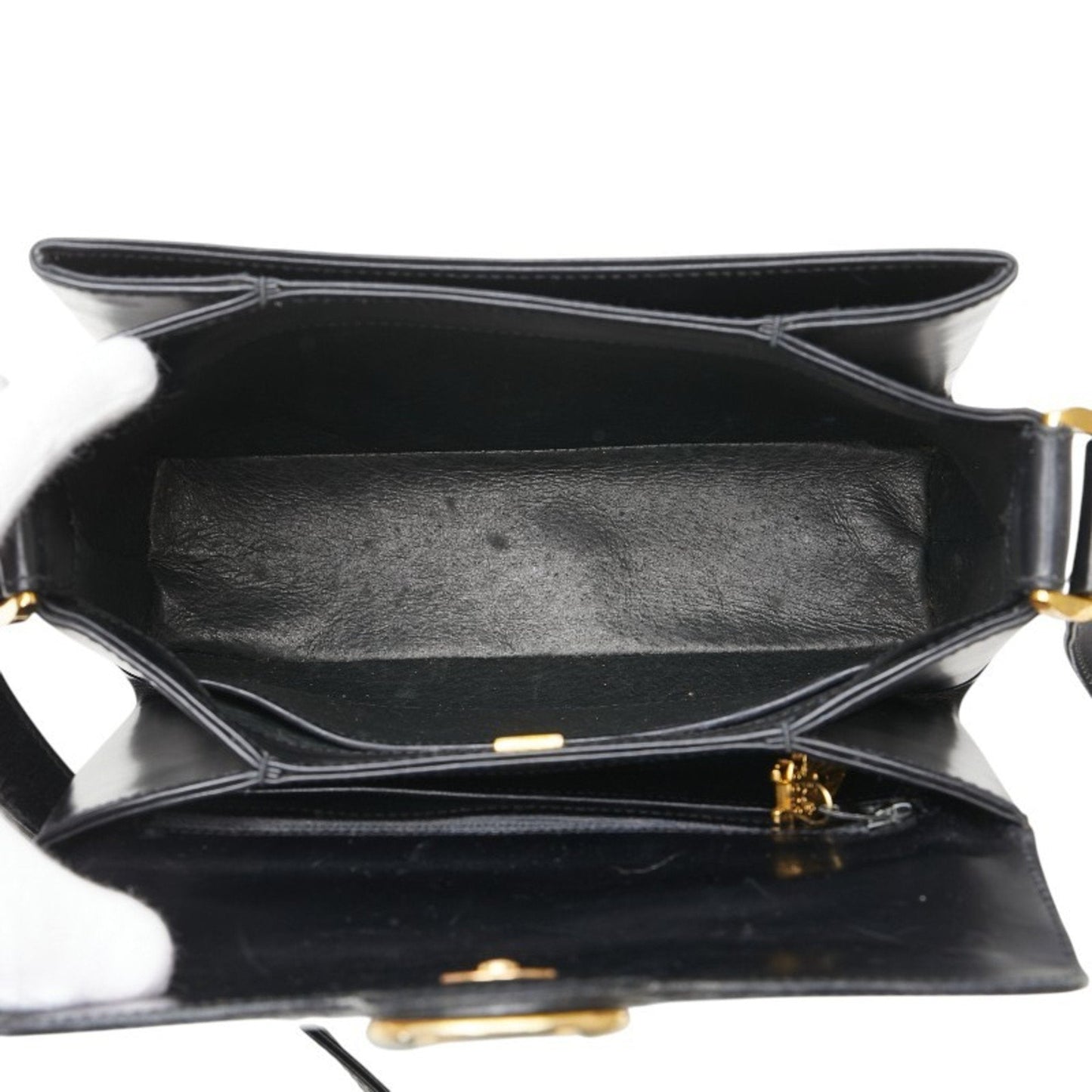 Gucci Black Leather Shoulder Bag ( )
