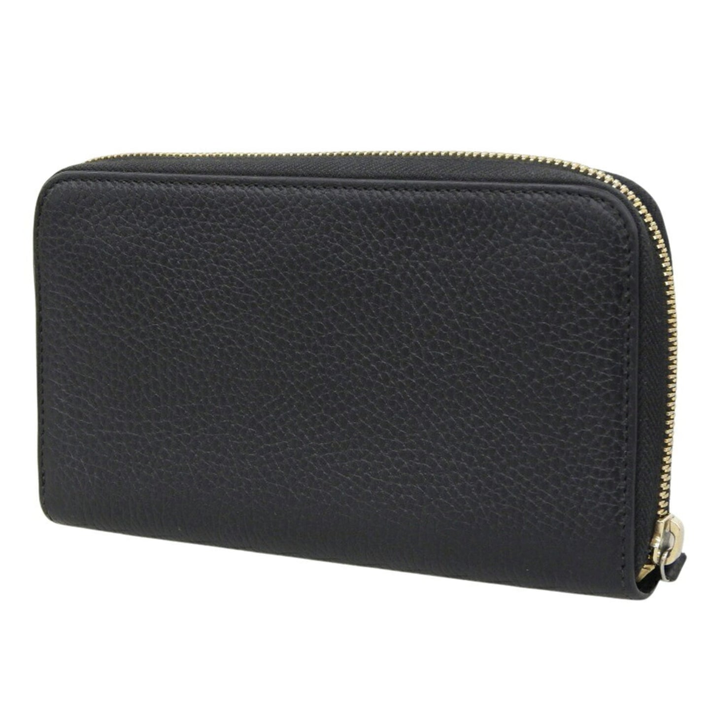 Gucci Black Leather Long Wallet (Bi-Fold) ( )