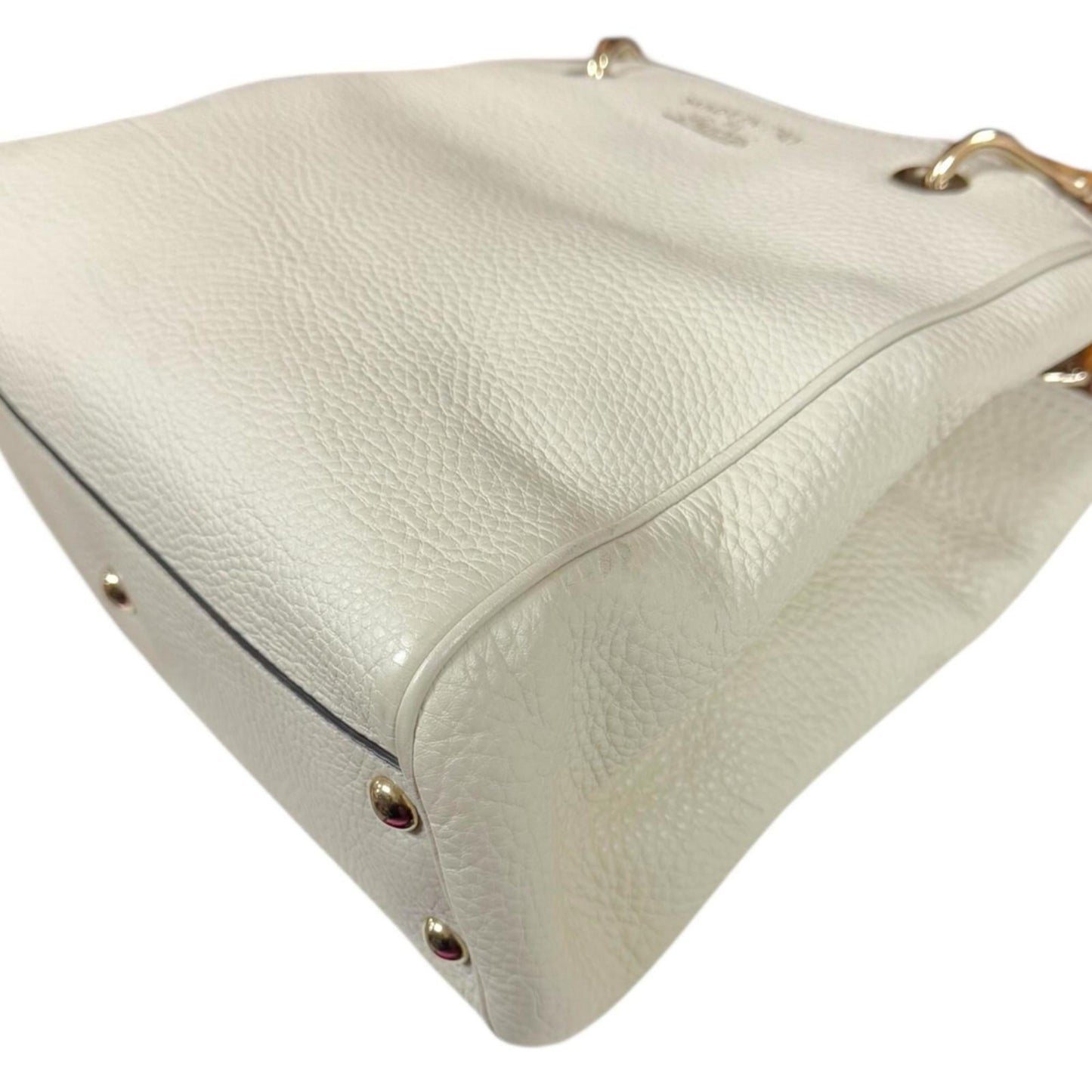 Gucci Ivory White Bamboo Shoulder Bag ( )