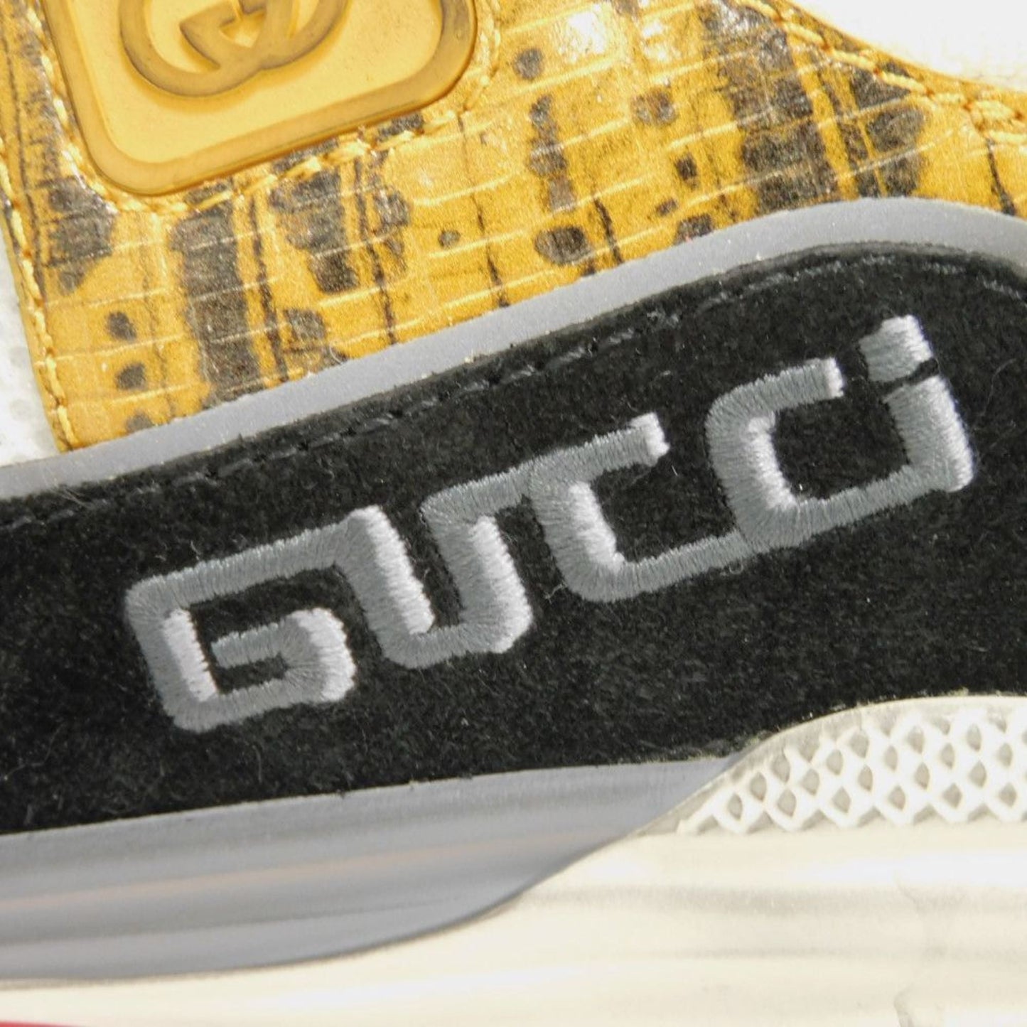 Gucci Multi-Color Yellow Sneakers ( )