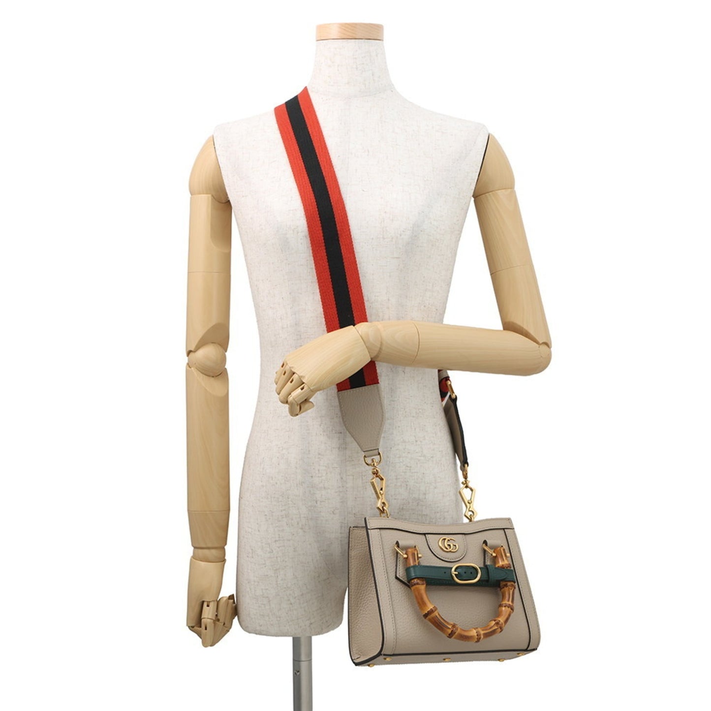 Gucci Beige Leather Handbag Shoulder Bag ( )