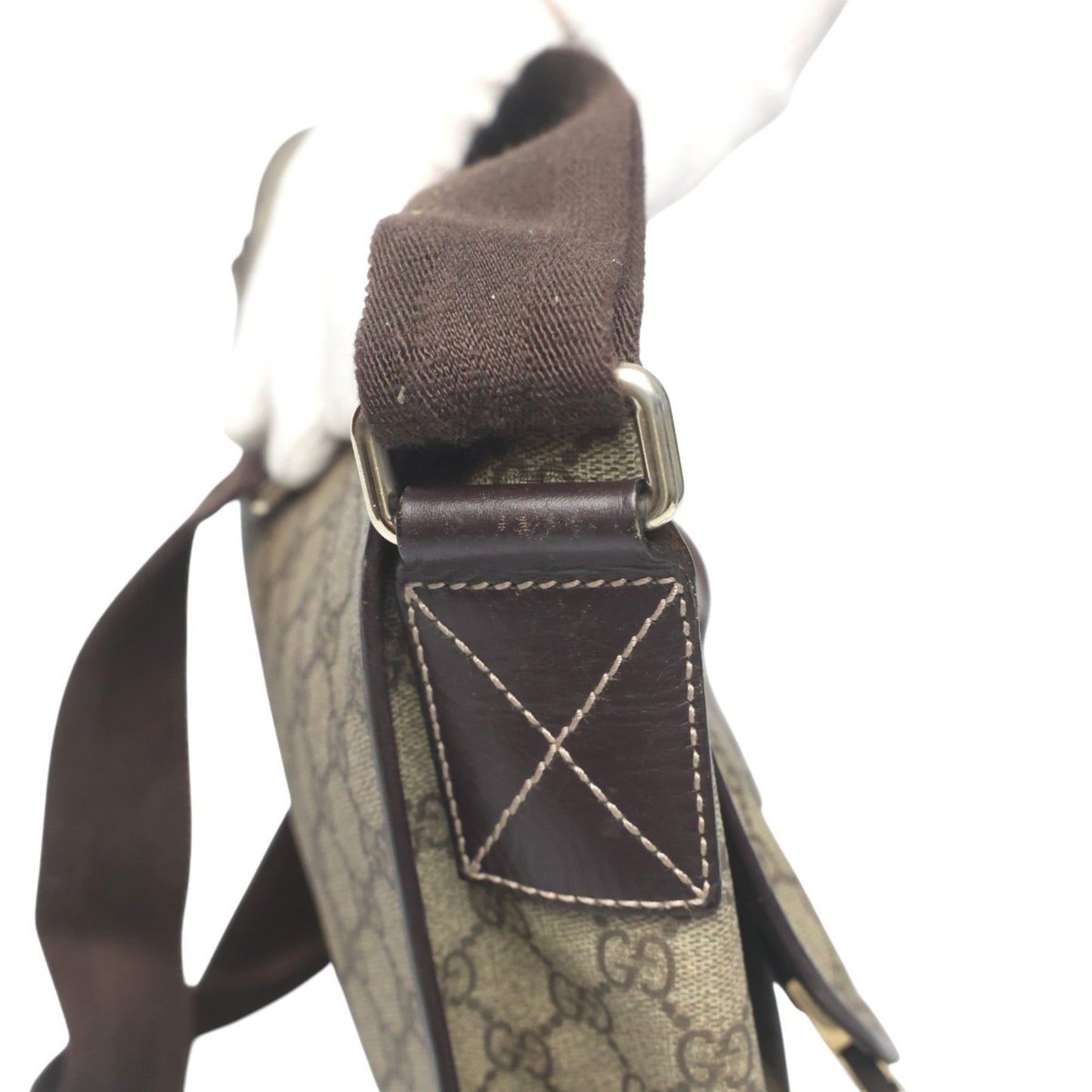 Gucci Brown Gg Plus Shoulder Bag ( )