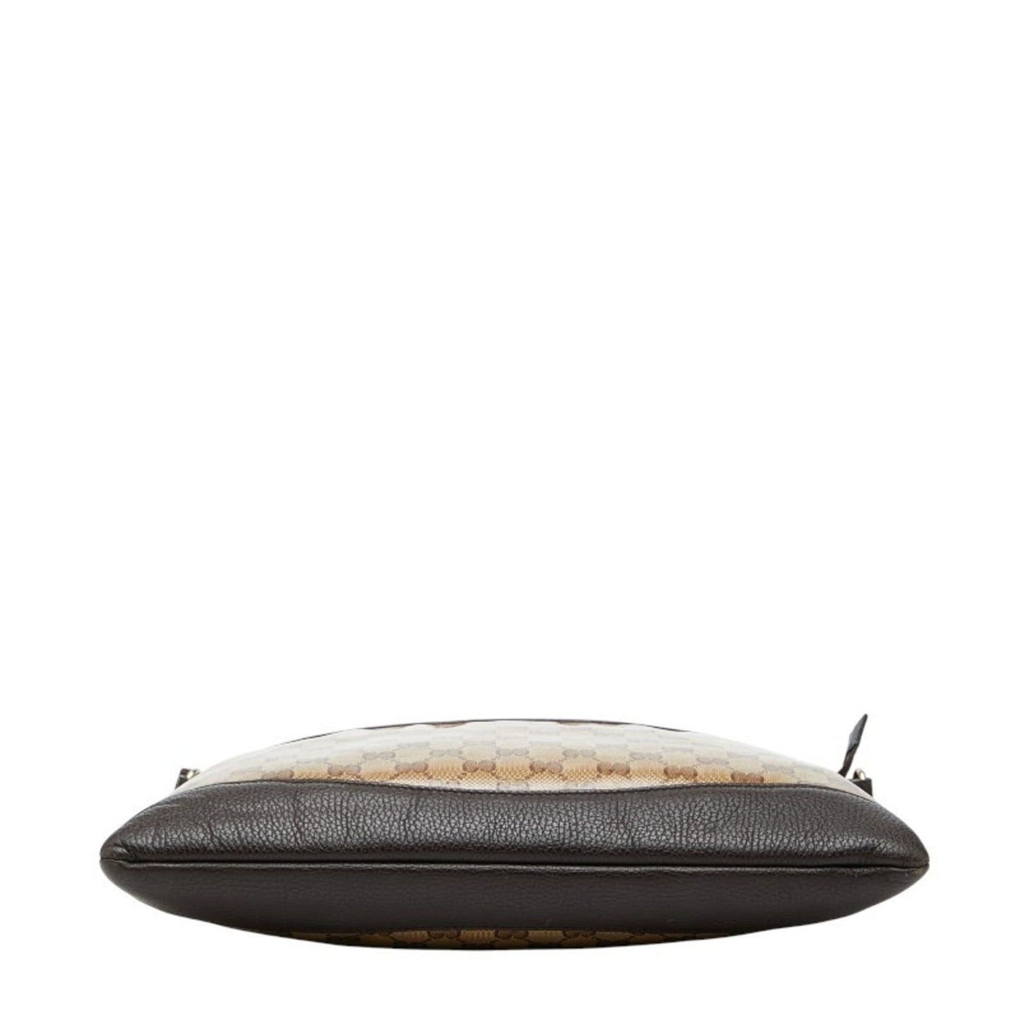 Gucci Beige Brown Pvc Leather Shoulder Bag ( )