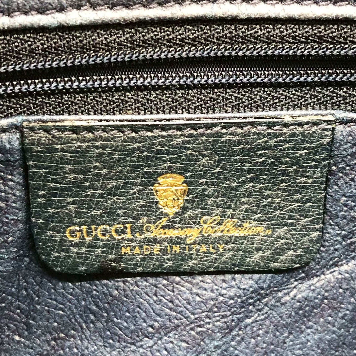 Gucci Navy Gg Supreme Handbag Shoulder Bag ( )