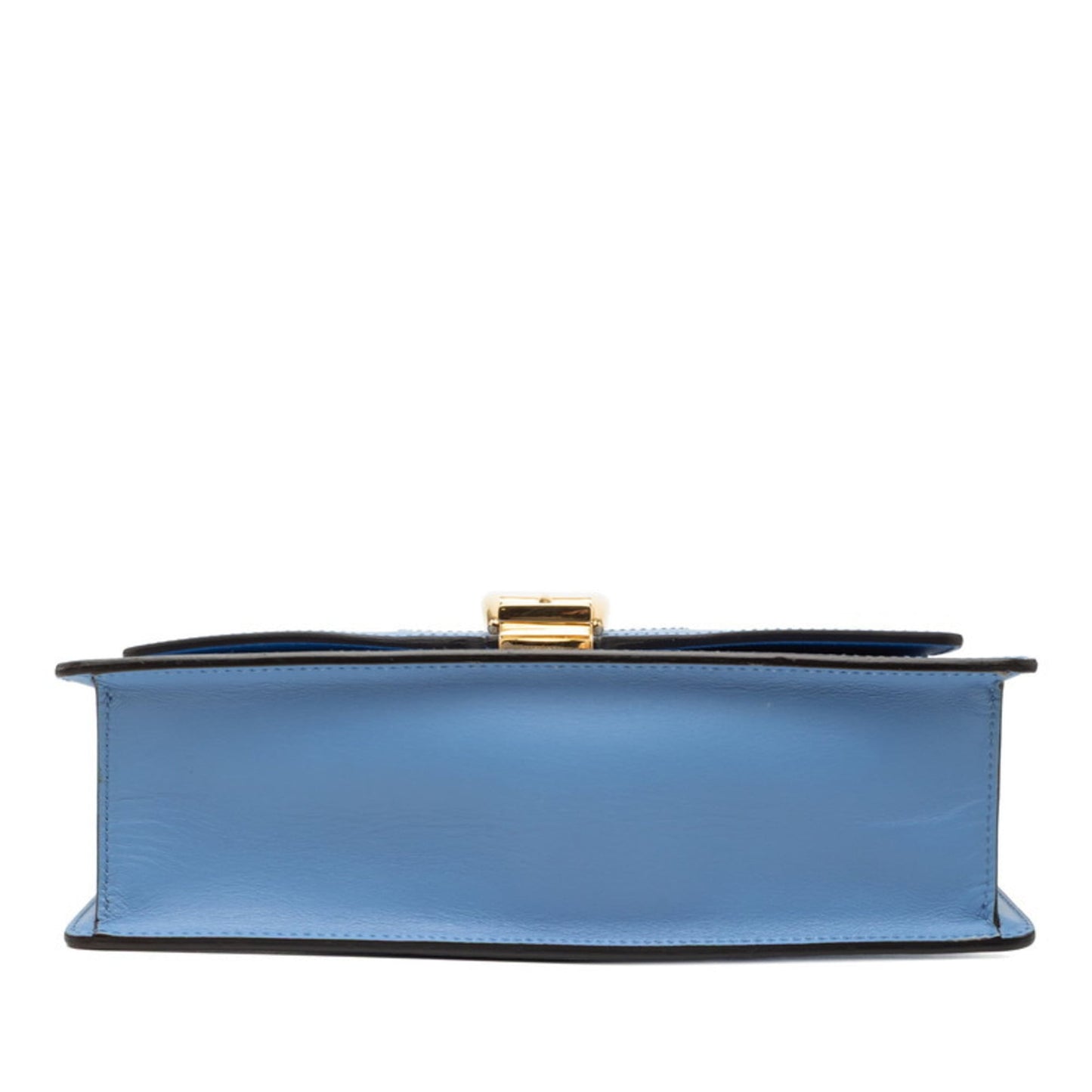 Gucci Blue Leather Shoulder Bag ( )