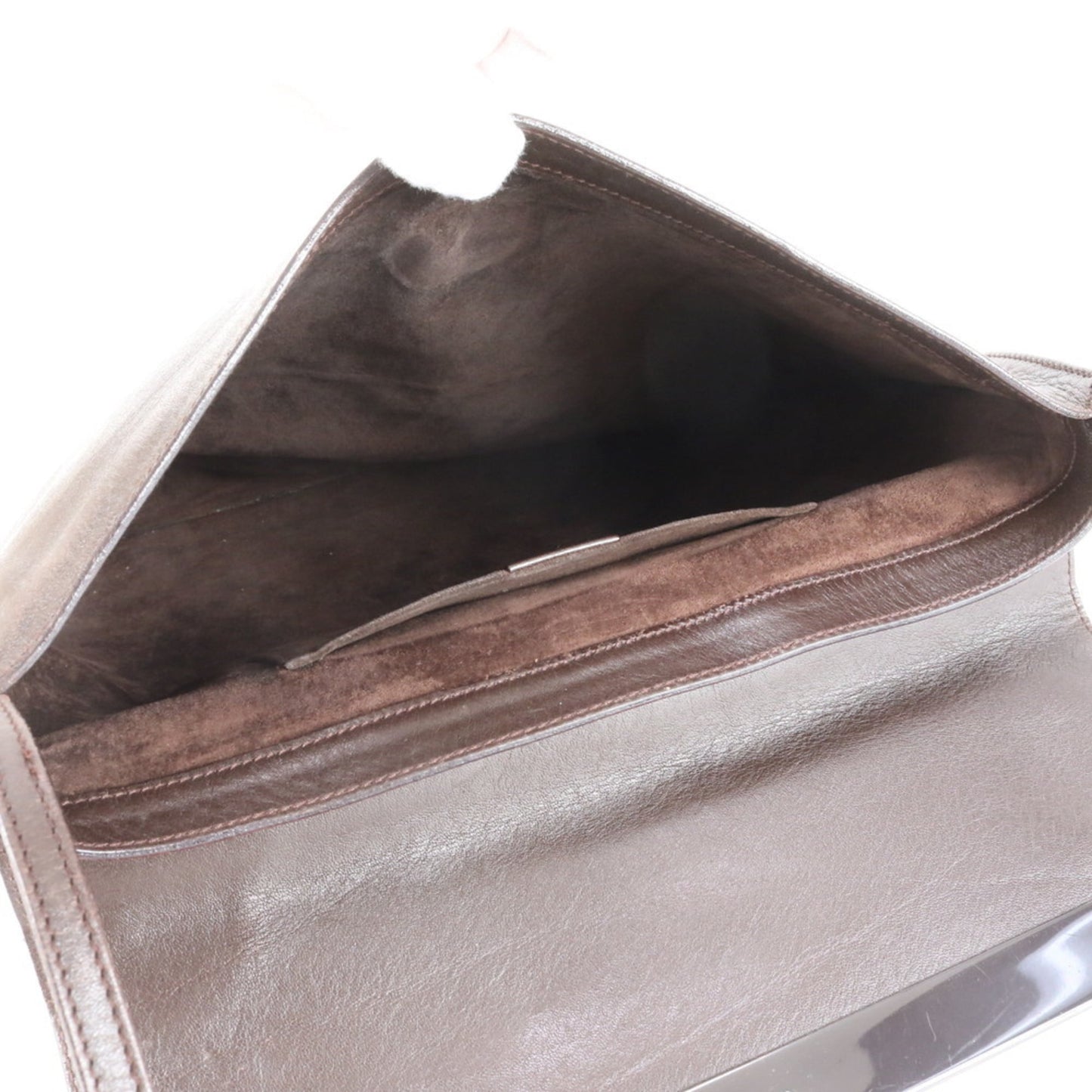 Gucci Brown Leather Shoulder Bag ( )