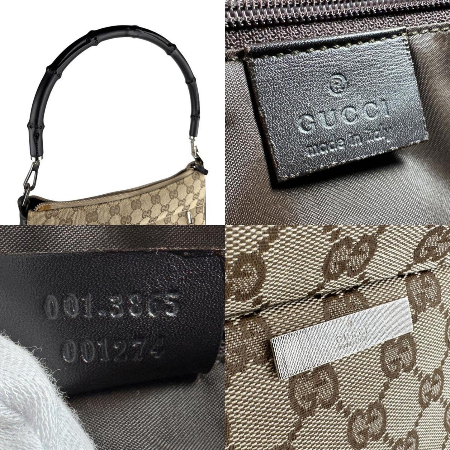Gucci Brown Gg Canvas Handbag ( )